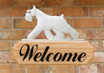 Schnauzer White - Michael Park Collection Dog in Gait Welcome Stake