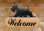 Scottish Terrier Black - Michael Park Collection Dog in Gait Welcome Stake