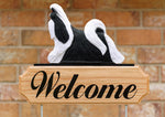 Shih Tzu Black - Michael Park Collection Dog in Gait Welcome Stake