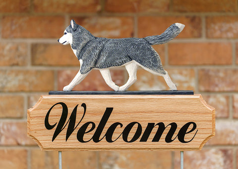 Siberian Husky Grey - Michael Park Collection Dog in Gait Welcome Stake