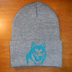 Siberian Husky - Embroidered Knit Hats