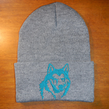 Siberian Husky - Embroidered Knit Hats