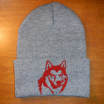 Siberian Husky - Embroidered Knit Hats