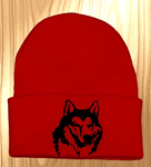 Siberian Husky - Embroidered Knit Hats