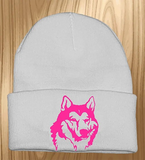 Siberian Husky - Embroidered Knit Hats