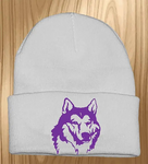 Siberian Husky - Embroidered Knit Hats