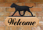 Staffordshire Bull Terrier Black - Michael Park Collection Dog in Gait Welcome Stake