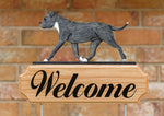 Staffordshire Bull Terrier Blue and White - Michael Park Collection Dog in Gait Welcome Stake