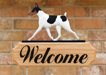 Toy Fox Terrier Tri - Michael Park Collection Dog in Gait Welcome Stake