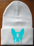 Boston Terrier - Embroidered Knit Hats