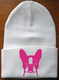 Boston Terrier - Embroidered Knit Hats