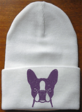 Boston Terrier - Embroidered Knit Hats