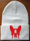 Boston Terrier - Embroidered Knit Hats