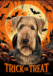 Airedale - Best of Breed  Halloween Outdoor House and Garden Flag