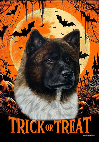 Akita - Best of Breed  Halloween Outdoor House and Garden Flag