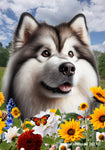 Alaskan Malamute - Best of Breed  Summer Fields Outdoor House and Garden Flag