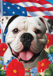 American Bulldog - Best of Breed  Patriotic I All-American Outdoor House and Garden Flag