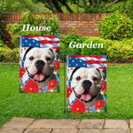 American Bulldog - Best of Breed  Patriotic I All-American Outdoor House and Garden Flag
