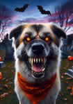 Anatolian Shepherd  - Best of Breed DCR Halloween Outdoor House and Garden Flag