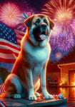 Anatolian  Shepherd - Best of Breed DCR July 4 Outdoor Flag