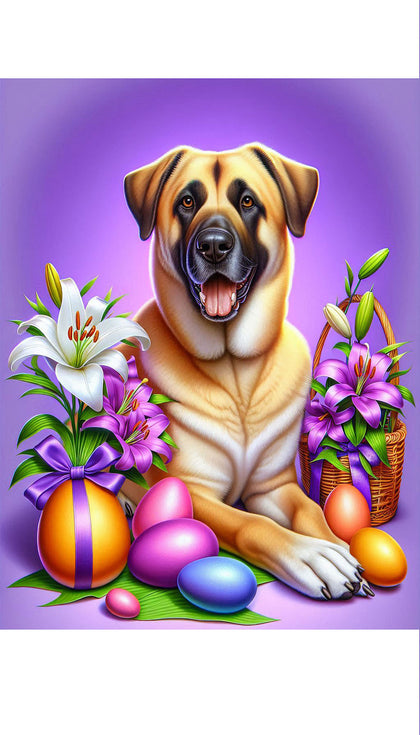 Anatolian Shepherd  - Best of Breed DCR Easter Holiday    Outdoor House and Garden Flag