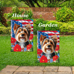 Australian Terrier - Best of Breed  Patriotic I All-American Outdoor House and Garden Flag