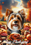Australian Terrier - Best of Breed  Thanksgiving Outdoor House and Garden Flag