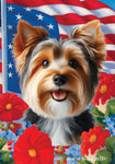 Australian Terrier - Best of Breed  Patriotic I All-American Outdoor House and Garden Flag