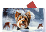 Australian Terrier - Best of Breed Winter Wonderland Mailbox Cover Hi-Grade Vinyl 6" x 19"