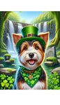 Australian Terrier  - Best of Breed DCR Saint Patricks Day Day Outdoor House and Garden Flag