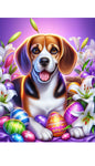 Beagle - Best of Breed DCR Easter Holiday    Outdoor House and Garden Flag