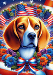 Beagle - Best of Breed DCR Patriotic I Outdoor Flag