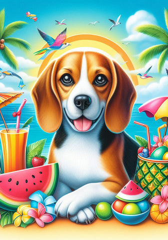 Beagle - Best of Breed DCR Summer Outdoor Flag