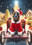 Belgian Malinois - Best of Breed DCR Christmas Outdoor House and Garden Flag