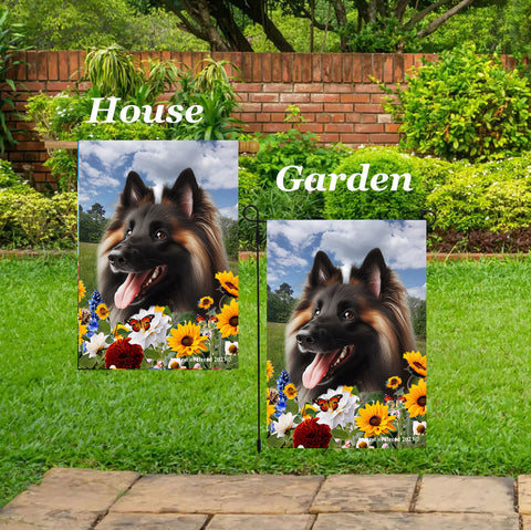 Belgian Tervuren - Best of Breed  Summer Fields Outdoor House and Garden Flag