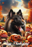 Belgian Tervuren - Best of Breed  Thanksgiving Outdoor House and Garden Flag