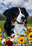 Bernese Mountain Dog - Best of Breed  Summer Fields Outdoor House and Garden Flag