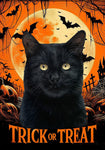 Shorthair Black Cat - Best of Breed  Halloween Outdoor House and Garden Flag