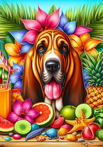 Bloodhound - Best of Breed DCR Summer Outdoor Flag