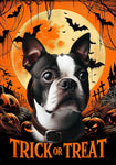 Boston Terrier - Best of Breed  Halloween Outdoor House and Garden Flag