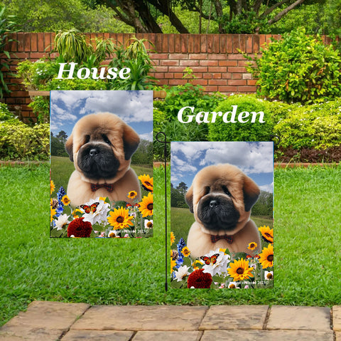 Bouvier Fawn - Best of Breed  Summer Fields Outdoor House and Garden Flag