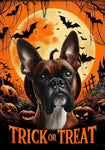 Boxer Brindle  Cropped - Best of Breed  Halloween Outdoor House and Garden Flag