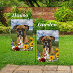 Boxer Fawn Uncropped - Best of Breed  Summer Fields Outdoor House and Garden Flag