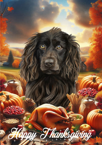Boykin Spaniel - Best of Breed  Thanksgiving Outdoor House and Garden Flag
