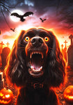 Boykin Spaniel - Best of Breed DCR Halloween Outdoor House and Garden Flag