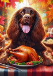 Boykin Spaniel - Best of Breed DCR Thanksgiving Outdoor House and Garden Flag