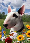 Bull Terrier Mini - Best of Breed  Summer Fields Outdoor House and Garden Flag