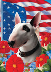 Bull Terrier Mini - Best of Breed  Patriotic I All-American Outdoor House and Garden Flag