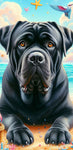 Cane Corso Black - Best of Breed DCR 100% Poly Velour Micro Fiber Beach Towel Quick Dry 30" x 60"