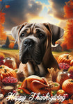 Cane Corso Fawn  Uncropped - Best of Breed  Thanksgiving Outdoor House and Garden Flag